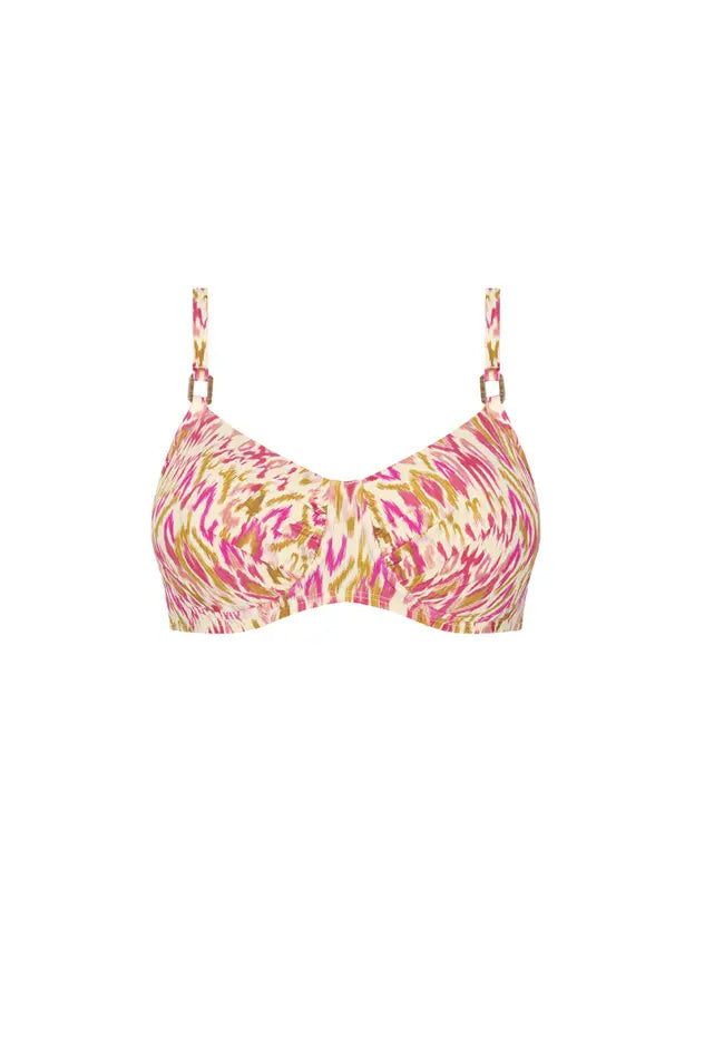 Istria Soft Bikini Padded Top - grapefruit/multi