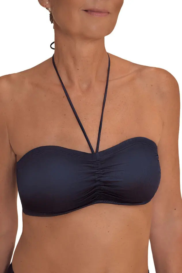 Lazio Soft Bikini Top - dark blue