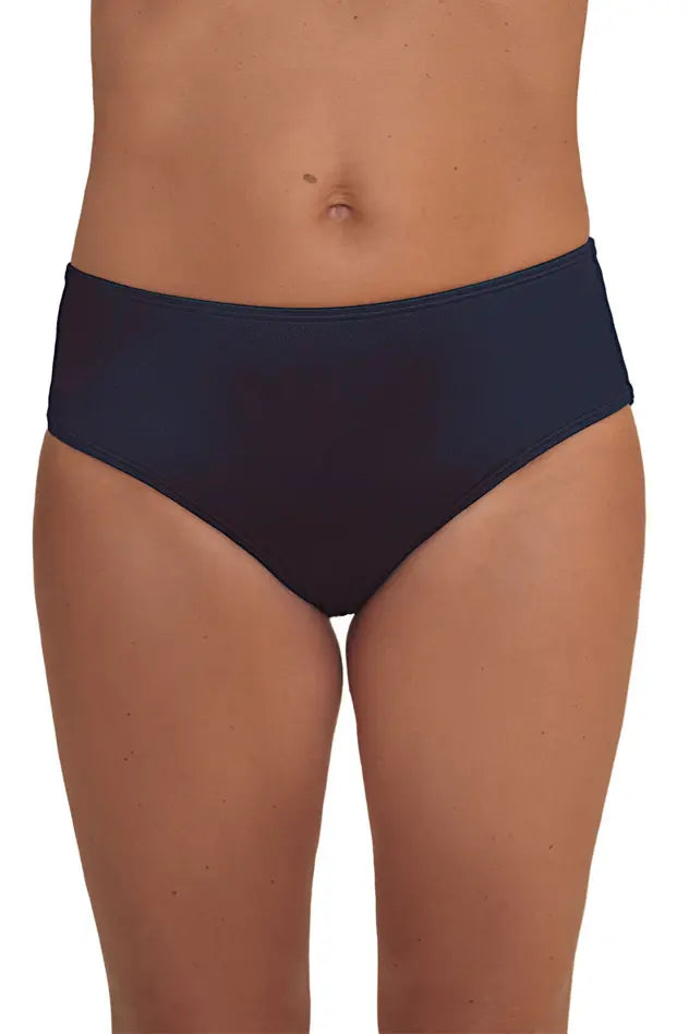 Lazio Mid Waisted Panty - dark blue