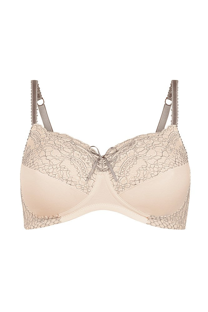 Alina Wire-Free Bra - light rose/ grey