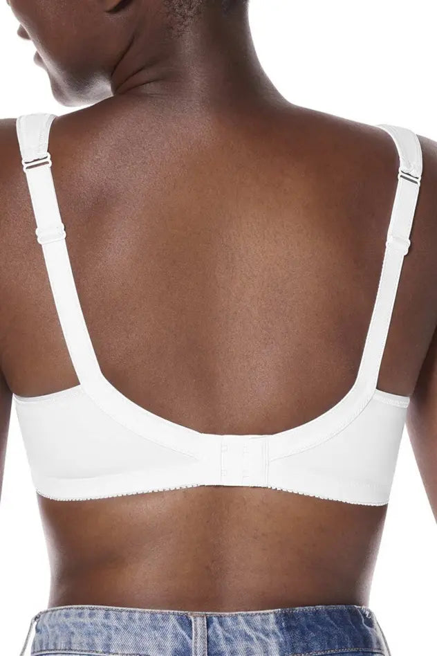 Isadora Wire-Free Bra - white