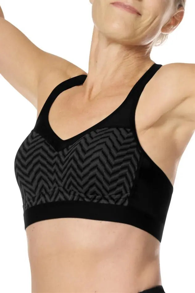 Jolie Wire-Free Bra - black/grey