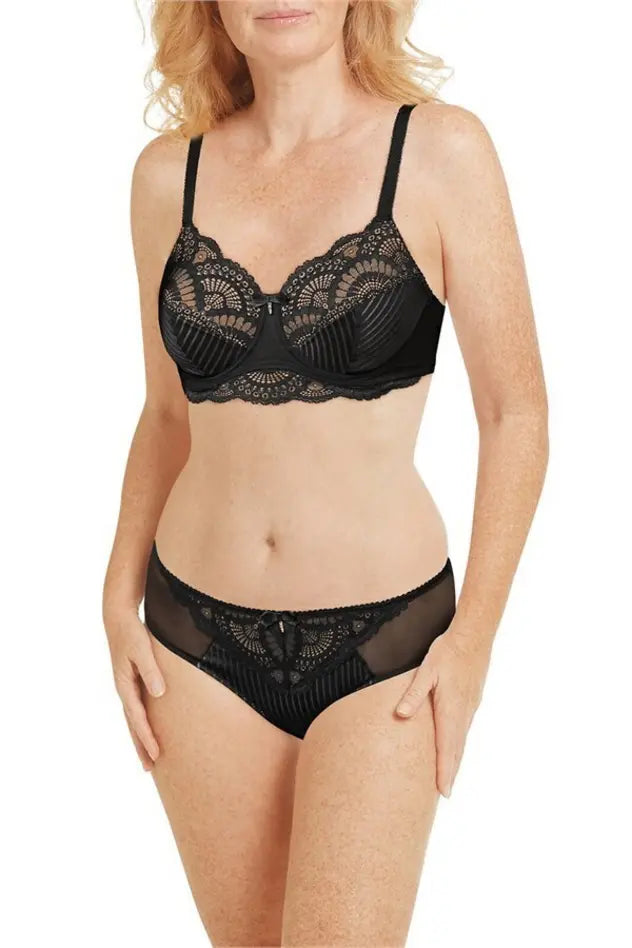 Karolina Underwire bra - black/sand