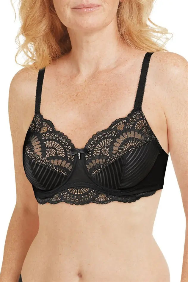 Karolina Underwire bra - black/sand