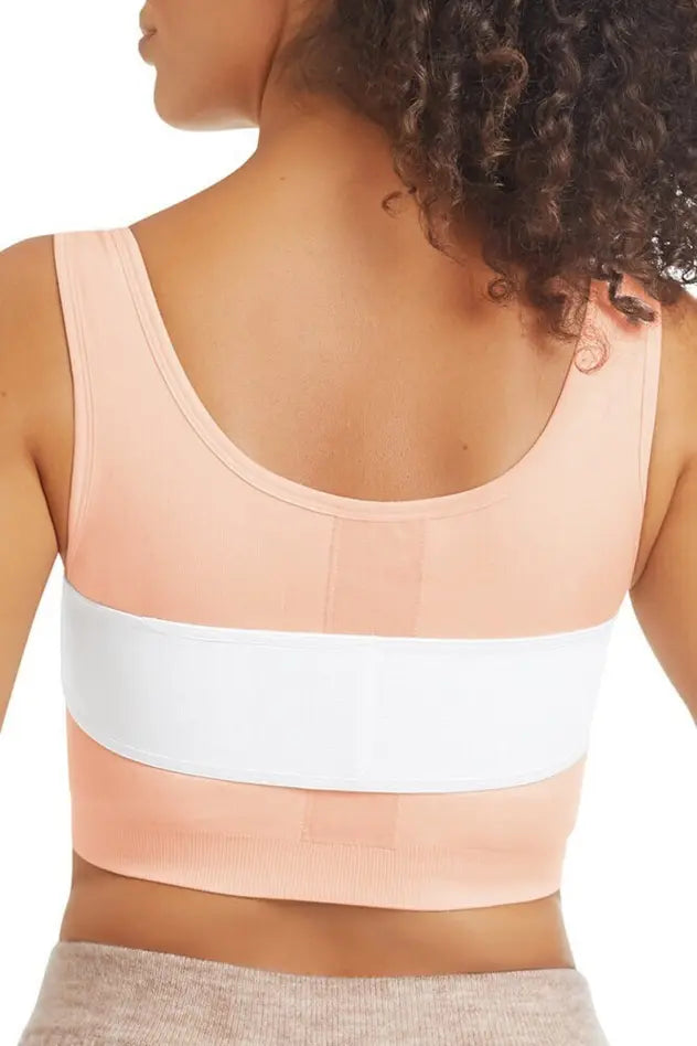 Leyla Post Surgery Bra with Front Closure - blush