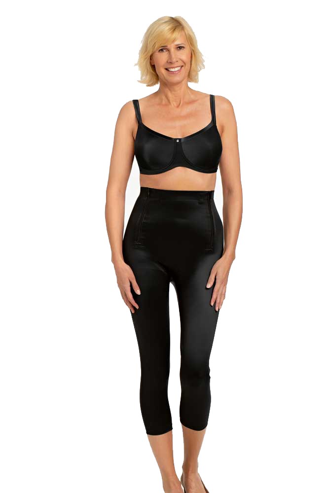 Bermuda Scar Compression Pants Long - black