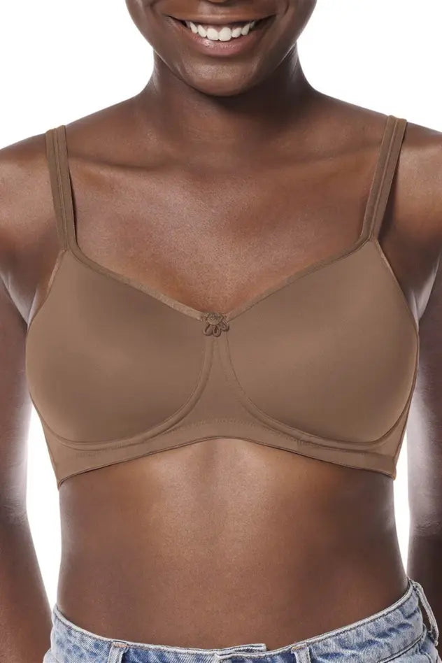 Mara Padded Wire-Free Bra - mocha