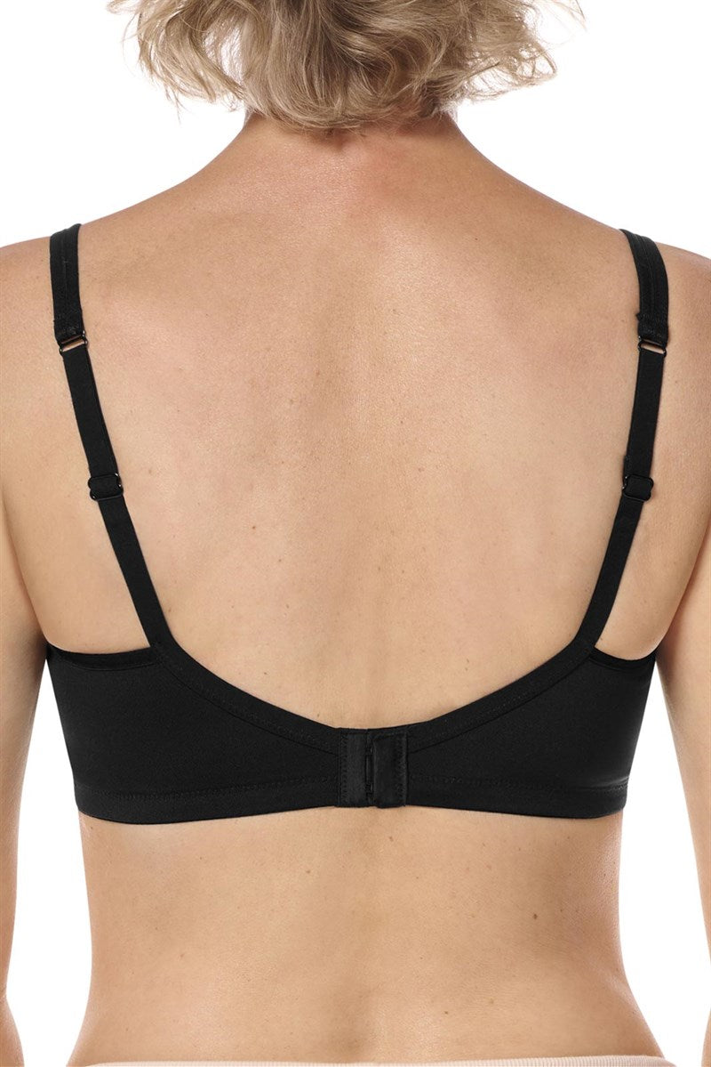 Mara Padded Wire-Free Bra - black
