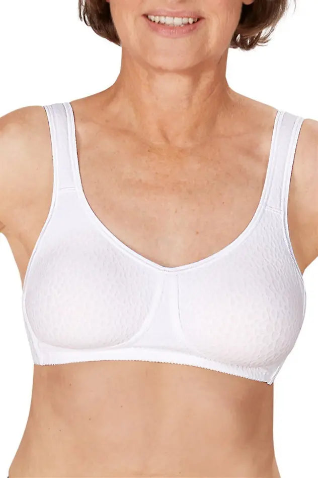 Mona Wire-Free Bra - white