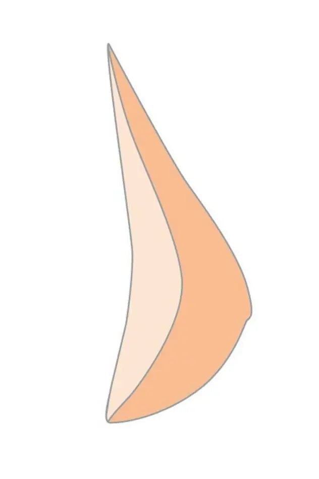 Natura 1S Breast Form - ivory
