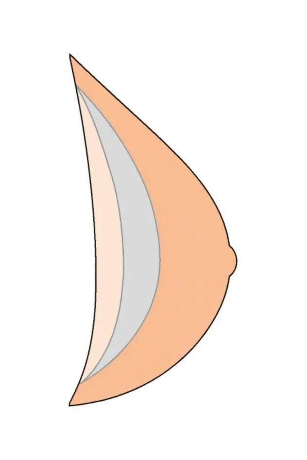 Natura Cosmetic 2SN Breast Form - ivory