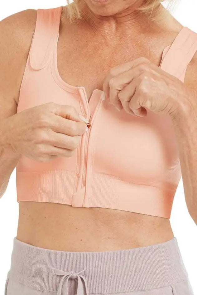 Pamela Post Surgery Bra - blush