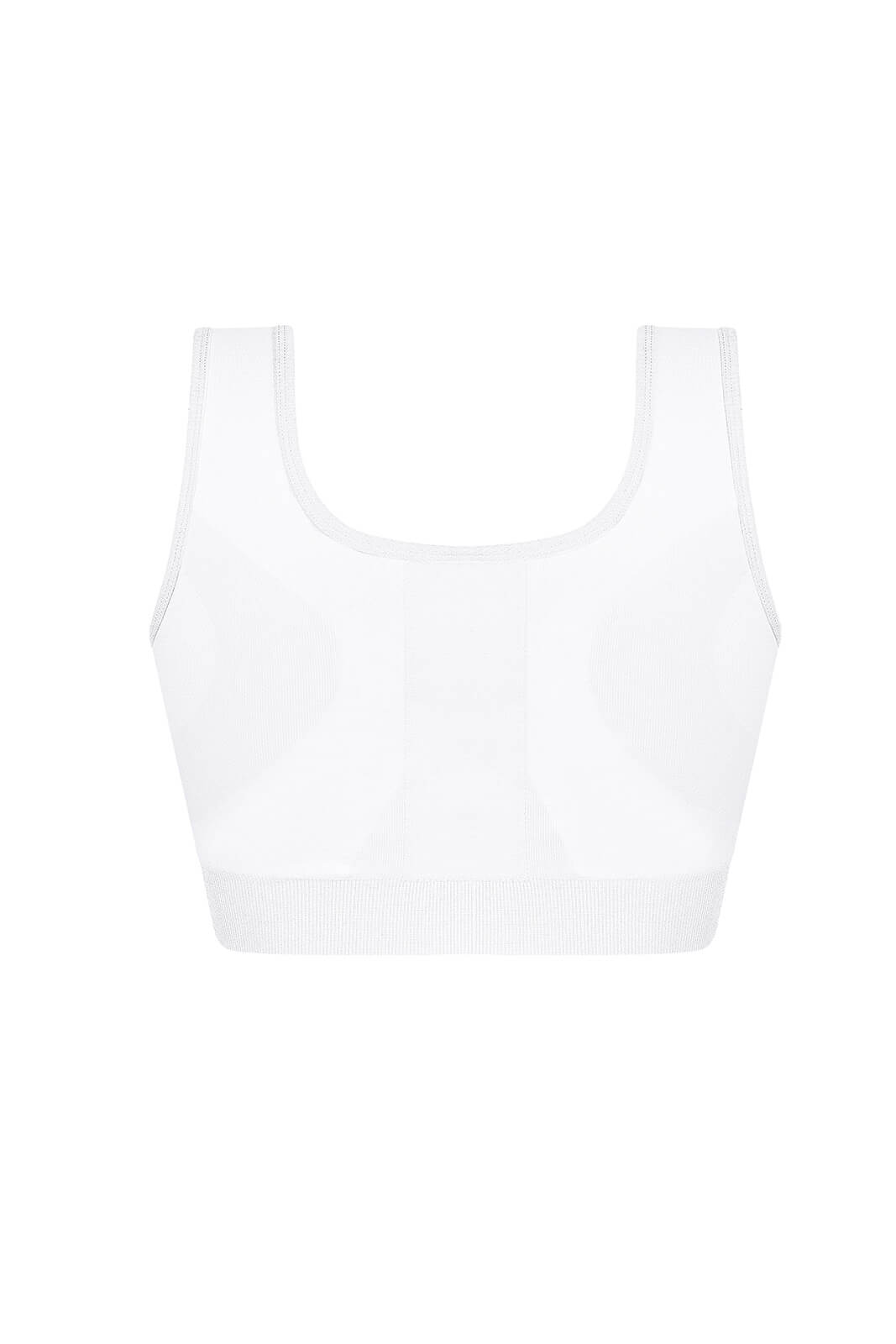 Pamela Post Surgery Bra with Front Closure - white
