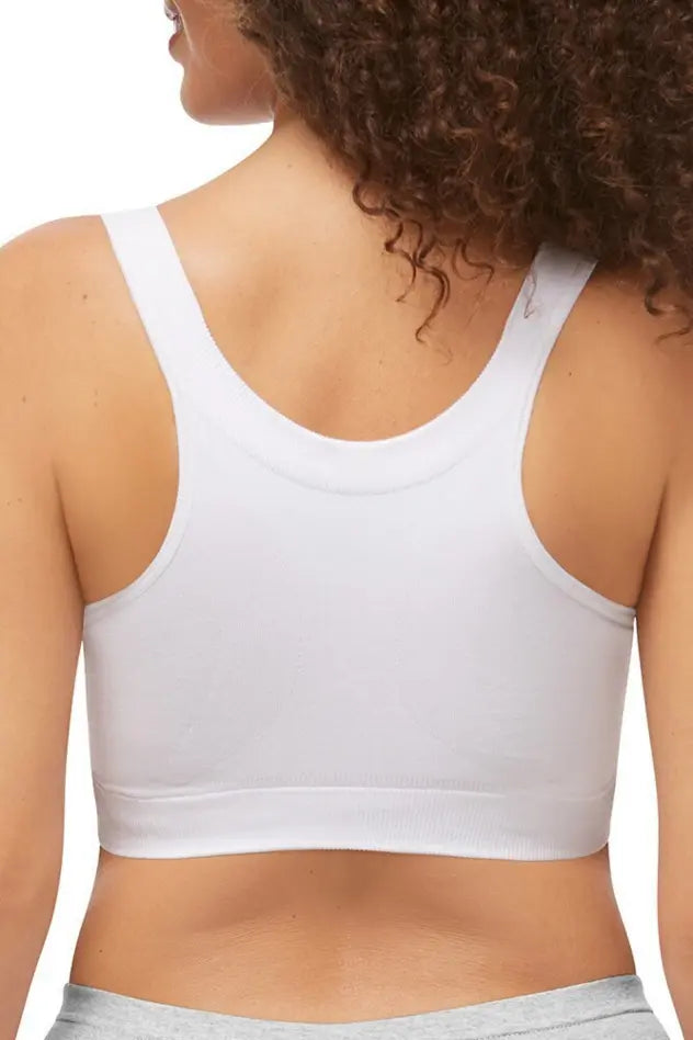 Theraport Post Surgery Bra with Front Closure - white