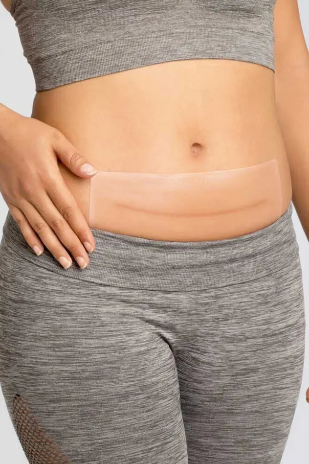 Square Silicone Scar Patch - transparent